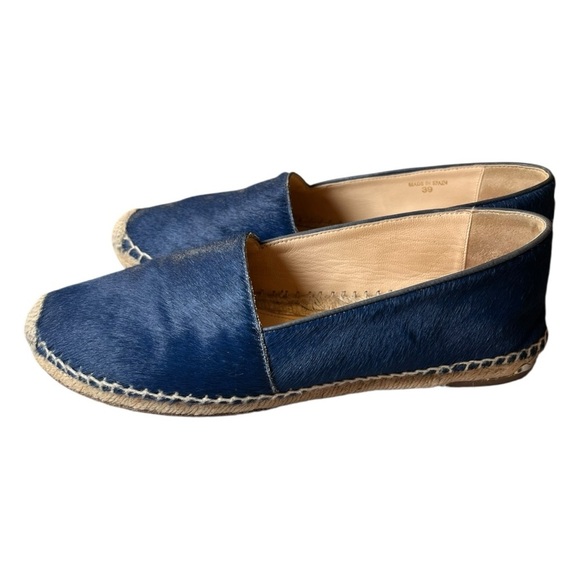 Paloma Barcelo Women's Pony-Style Espadrilles In Navy Size 39 - Picture 4 of 9